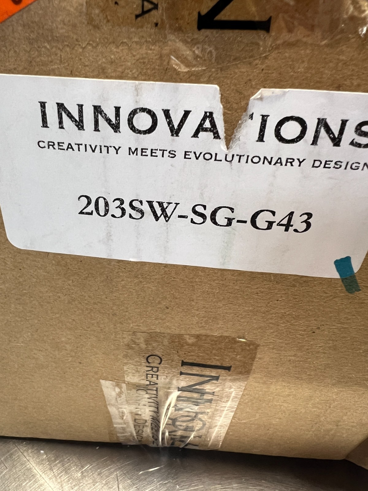 Innovations 43 Large Cone 1-Lt Sconce w/Switch, S Gold/Plated SM - 203SW-SG-G43