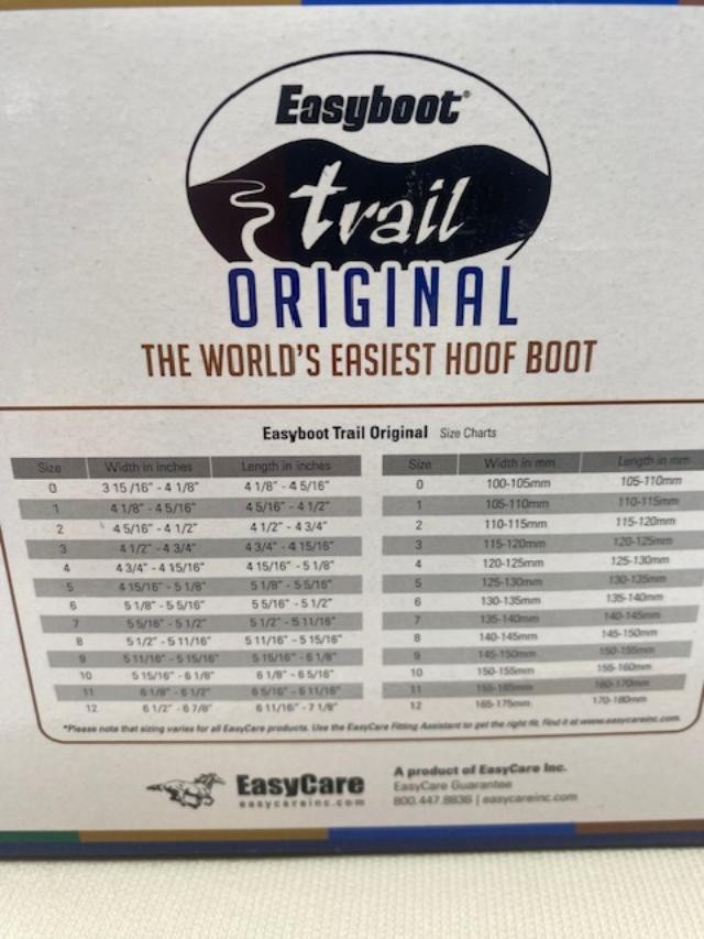 EASYBOOT TRAIL HORSE BOOT SIZE 5 - THIS LISTING IS FOR ONE BOOT