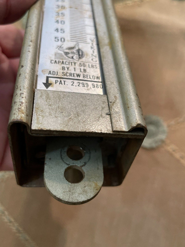 Vtg HANSON 50 lb. Capacity Fish Scale