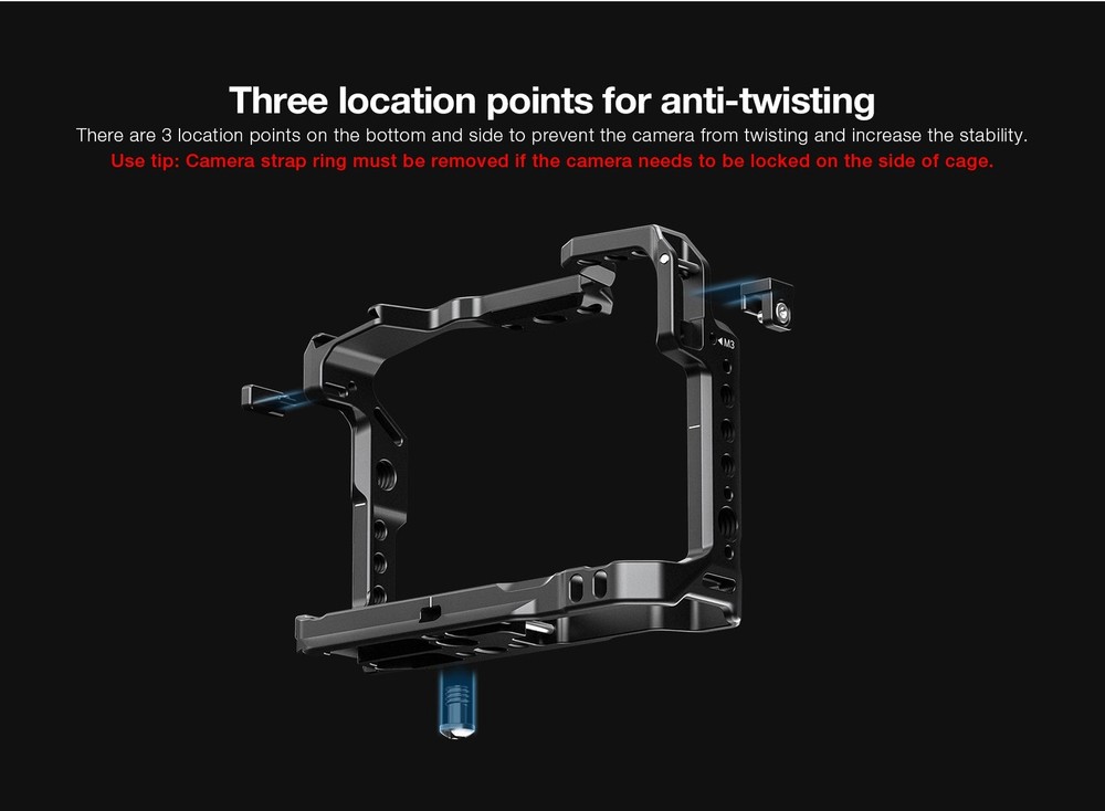 Leofoto EOS-R50 Custom Cage for Canon EOS-R50 Camera