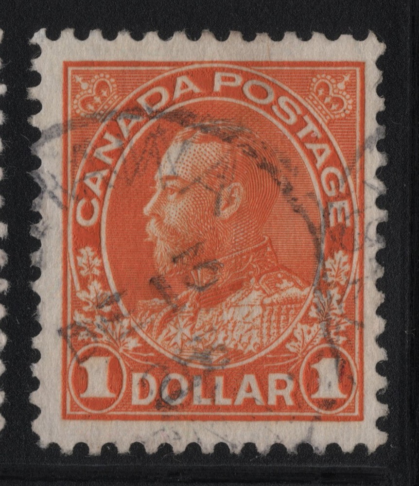 #122 Admiral $1 Canada used well centered