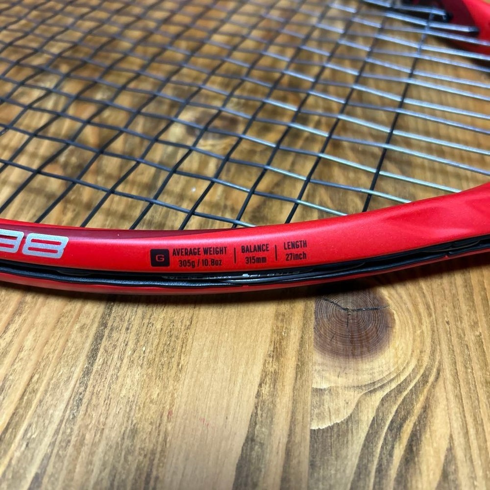 YONEX VCORE 98 Tennis Racket Red G3 16x19 String Pattern