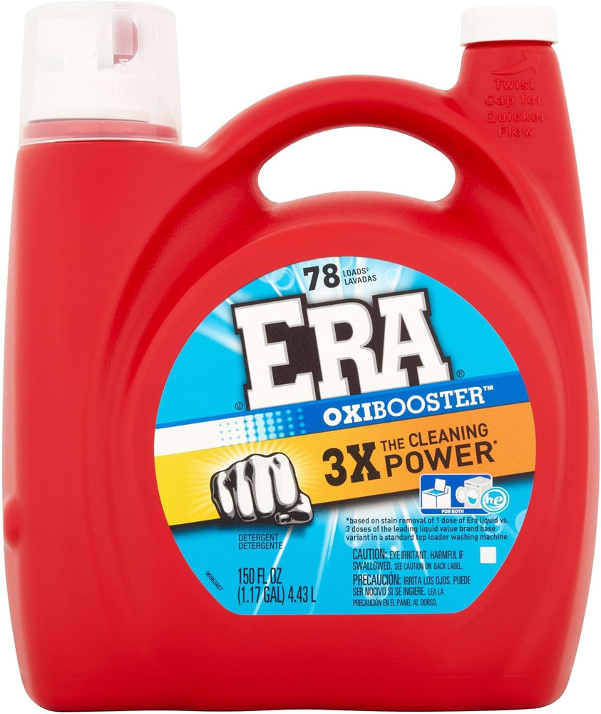 3X Oxibooster High Efficiency Liquid Laundry Detergent 78 Load, 150 Ounce