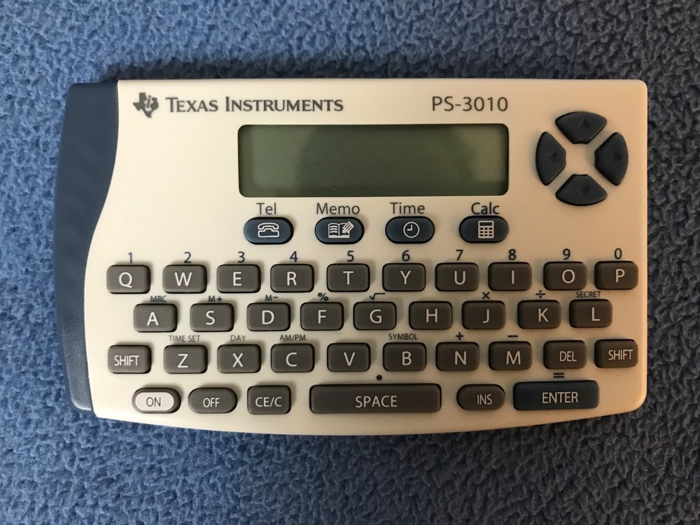 Texas Instruments TI PS-3010 Compact Data Bank/Scheduler Open Box Non-working