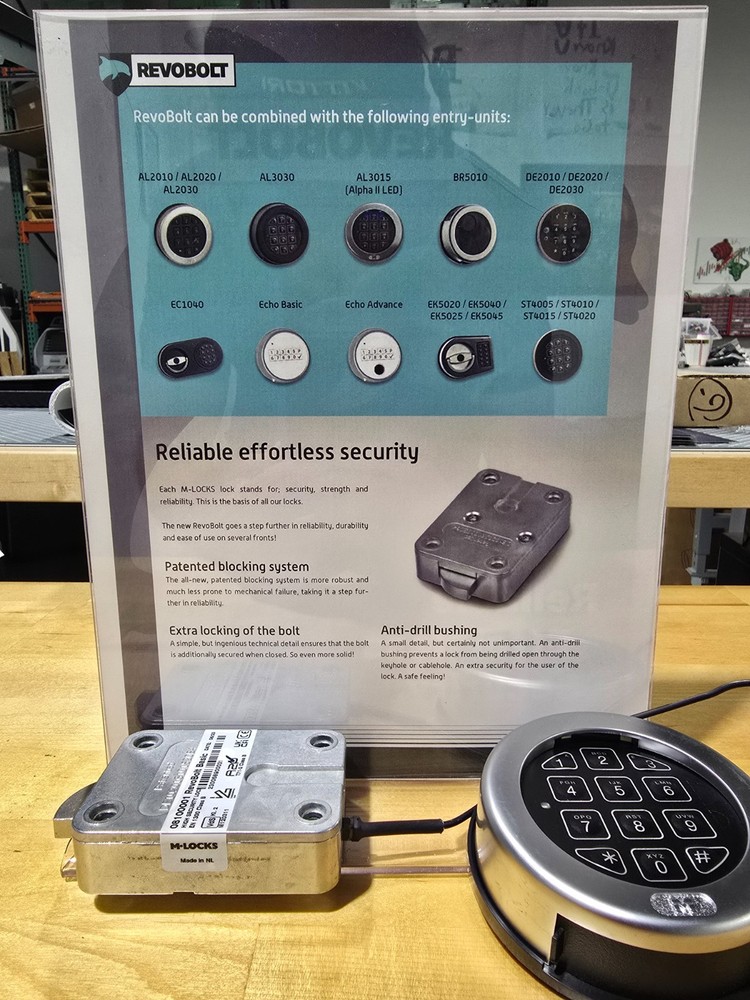 Electronic Safe Lock For Replacement Gun Safe Lock (M-locks RevoBolt & Keypad)