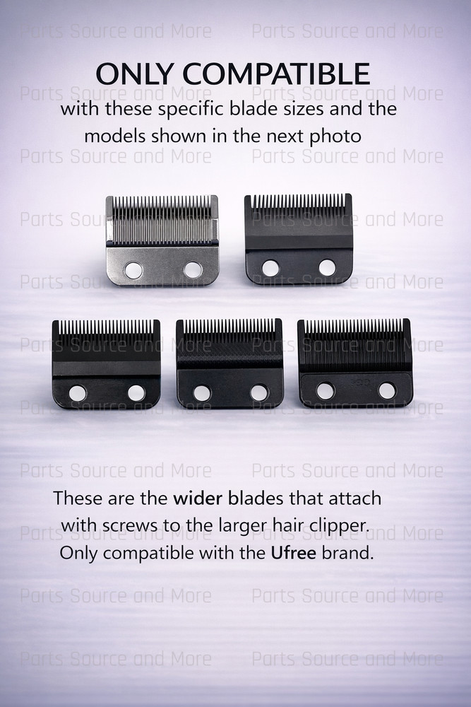 Ufree Replacement 4 Piece Clipper Guard Set for Specific Models and Blade Size
