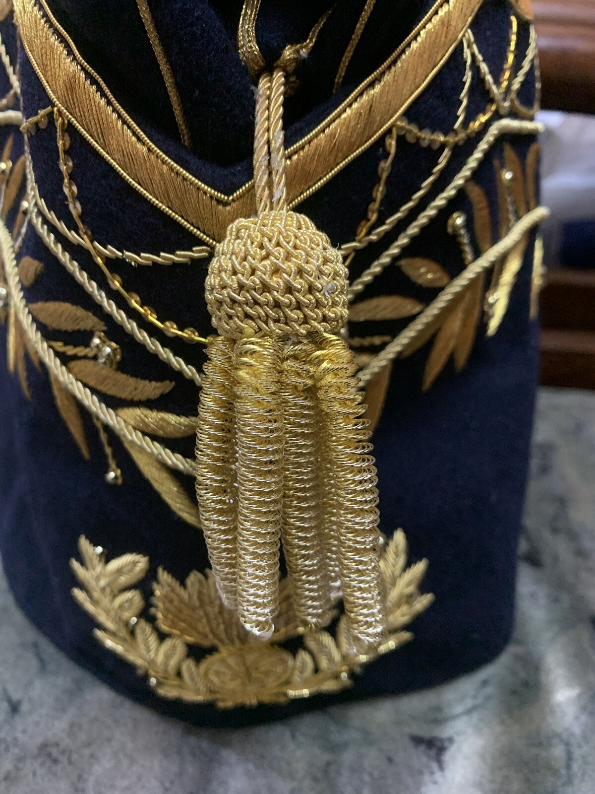 French Napoleonic Bonnet police Fatigue cap for marshall /general