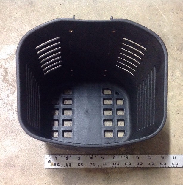 Mobility Go Go Scooter Front Basket FRMASMB13758 Black Plastic pride