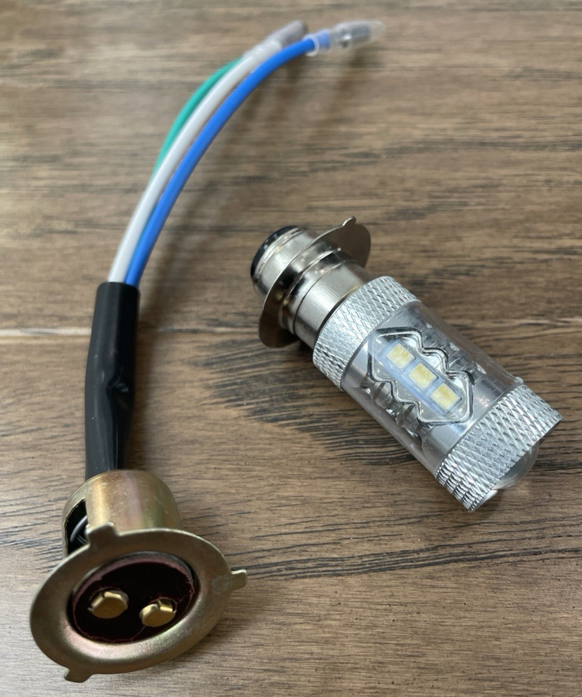 Yamaha Blaster Headlight Socket & Bulb Assembly 2003-2006