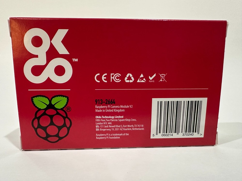 Raspberry Pi Camera Module V2 8MP Sony IMX219 w/ Ribbon Cable UNUSED