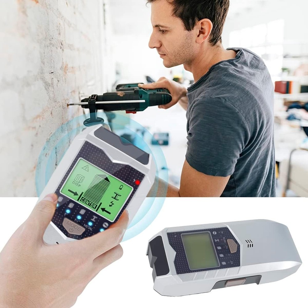 Stud Finder Wall Scanner, 5 in 1 Stud Detector with LCD Display(without Battery)