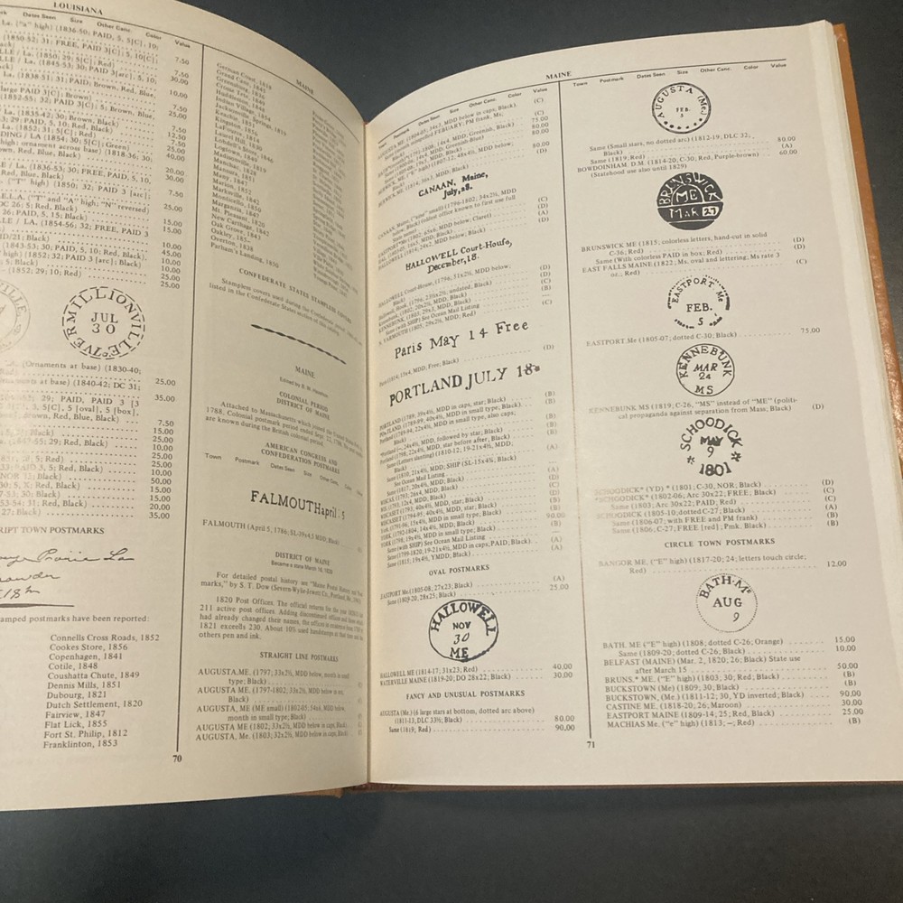 American Stampless Cover Catalog, Third Edition, Hardcover