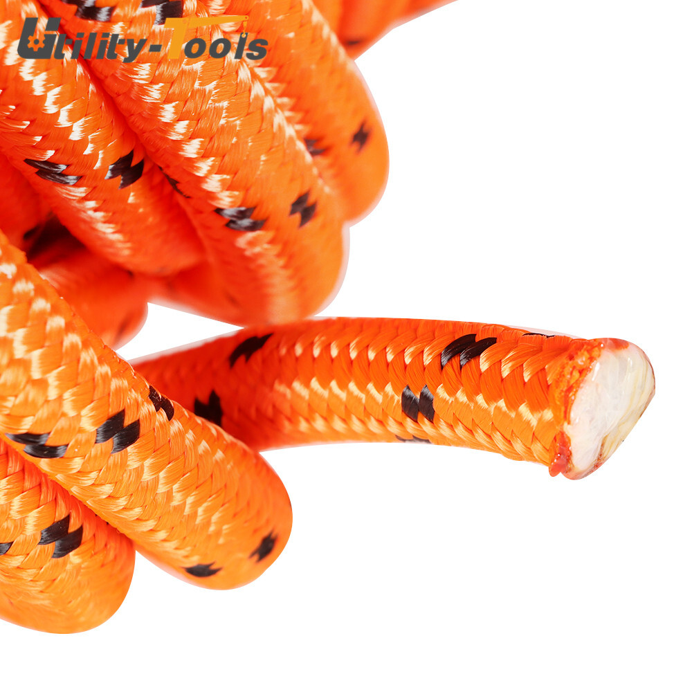 Double Braid Polyester Arborist Rope Tree Climbing Rope Nylon Polyes 1/2" x 150'