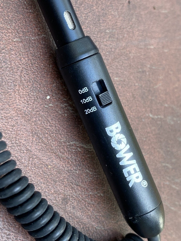 🎤Bower MIC300 Mini Shotgun Condenser Microphone Black
