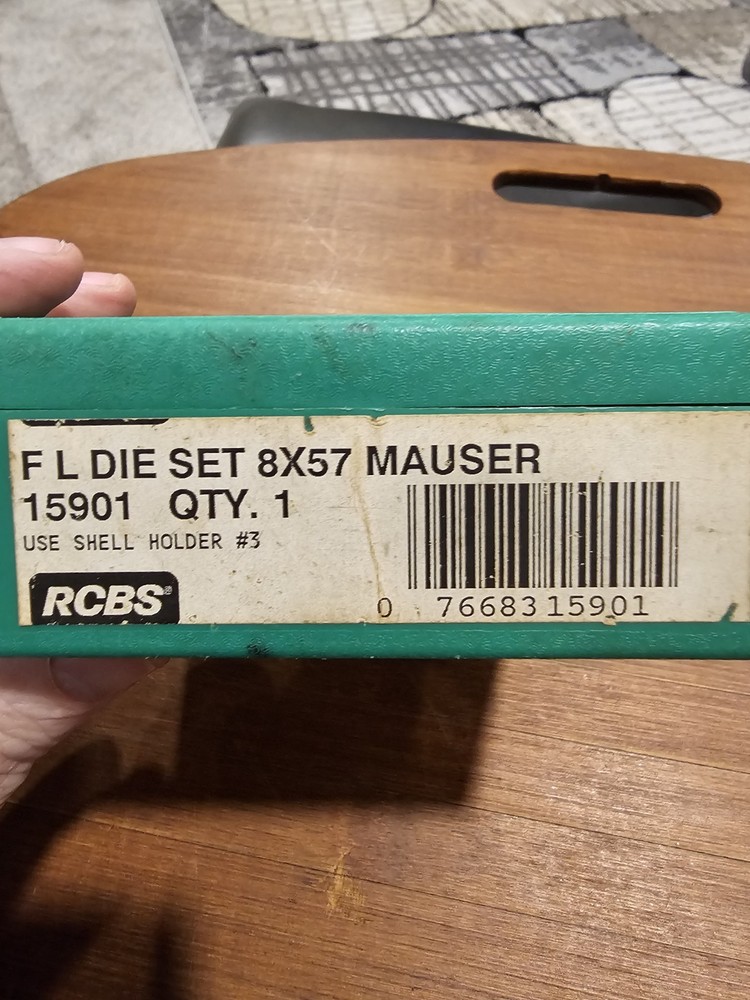 Rcbs FL Die Set 8x57 Mauser 15901 Reloading