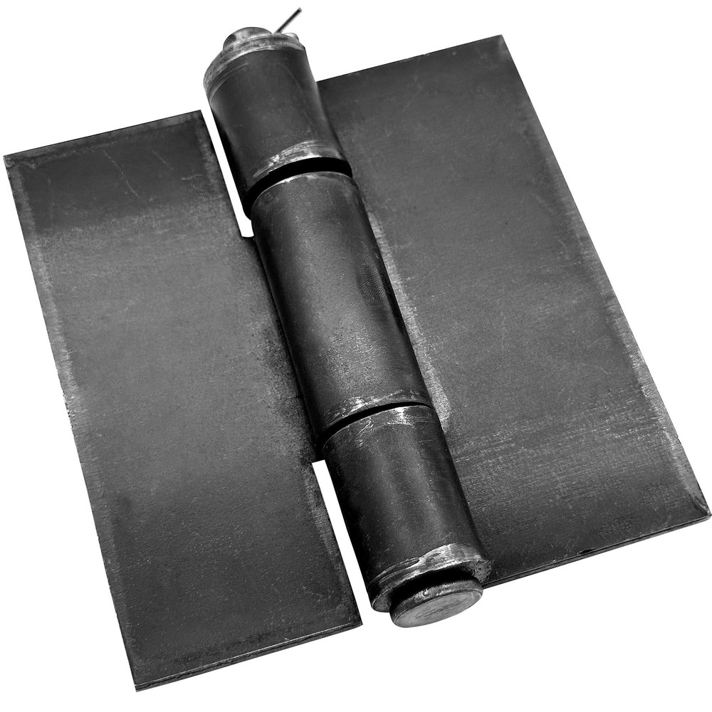8 Pack Heavy Duty Weldable Hinges 5 mm Thick Solid Steel Butt Weld On Hinges ...