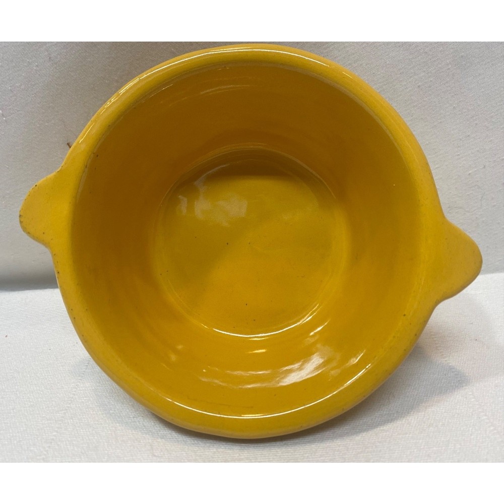 Vintage Bauer Yellow 4" Individual Baker Open Ring Ware