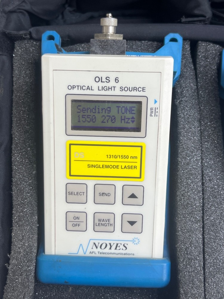 Noyes OLS6 Optical Light Source & OPM6 Power Meter