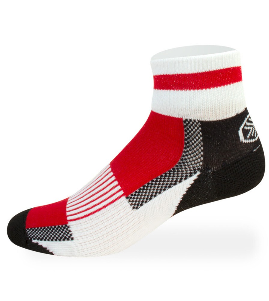 Aero Tech Coolmax Quarter Crew Socks - American Made Sock