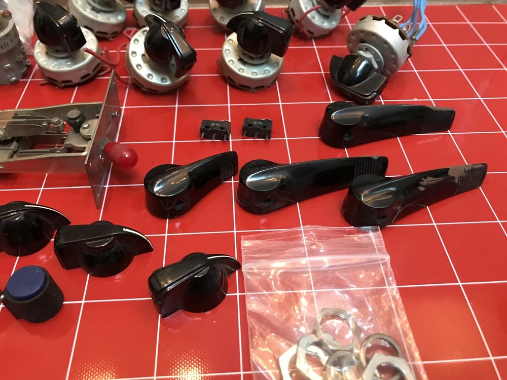 5 Position Rotary Switches Plastic Knobs 250 ohm 5w Pot