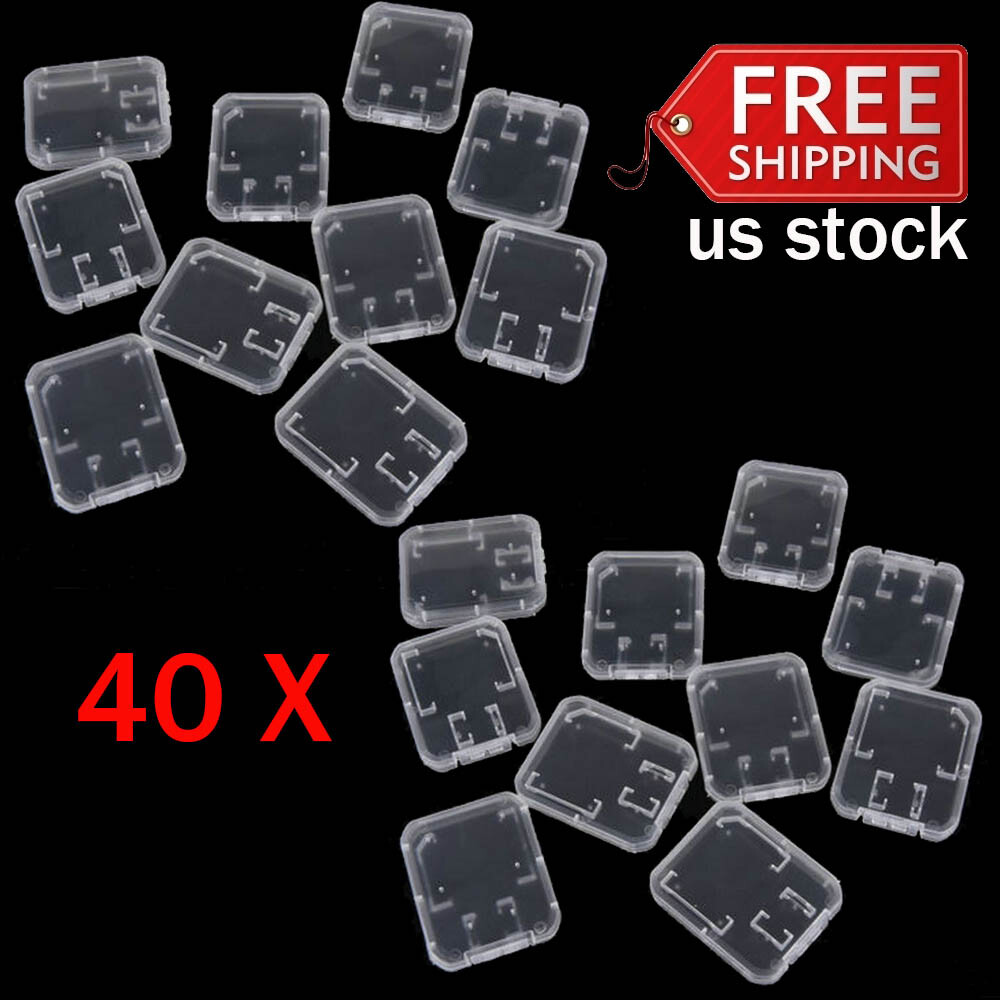 40x Case Holder for Micro SD SDHC Memory Card Box Storage Hard Plastic N865