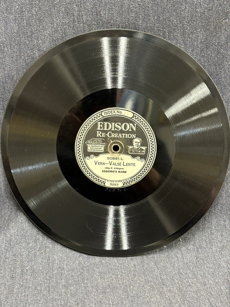 Sodero's Band - EDISON Record 50881 - Warblers’ Serenade- Vera-Valse Lente