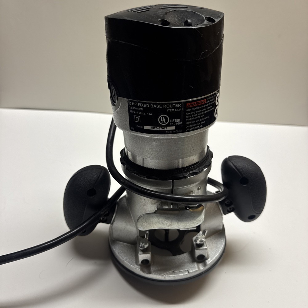 479354 - Drill Master 2HP Fixed Base Router 68341