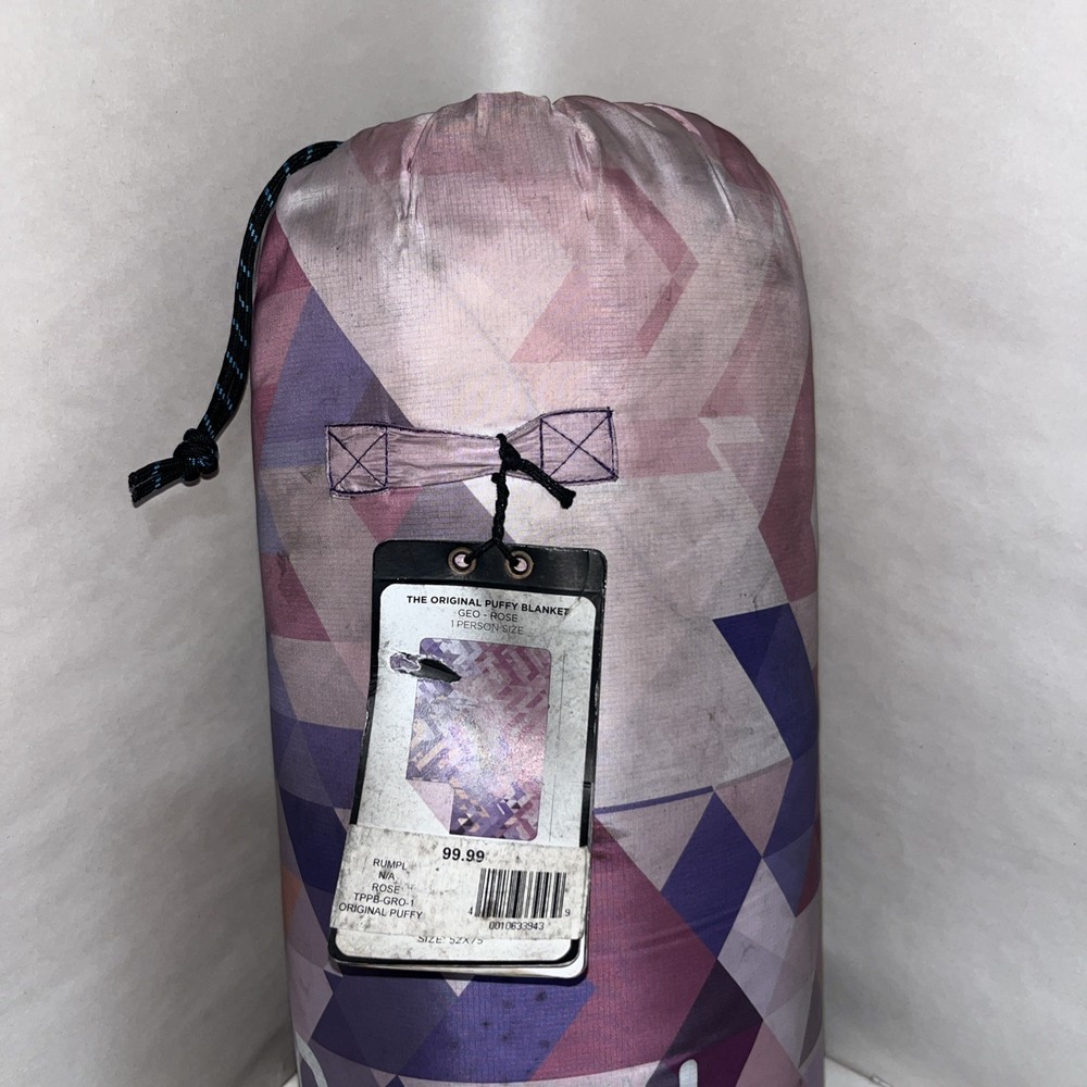Rumpl Original Puffy Blanket Geo Rose With Defects