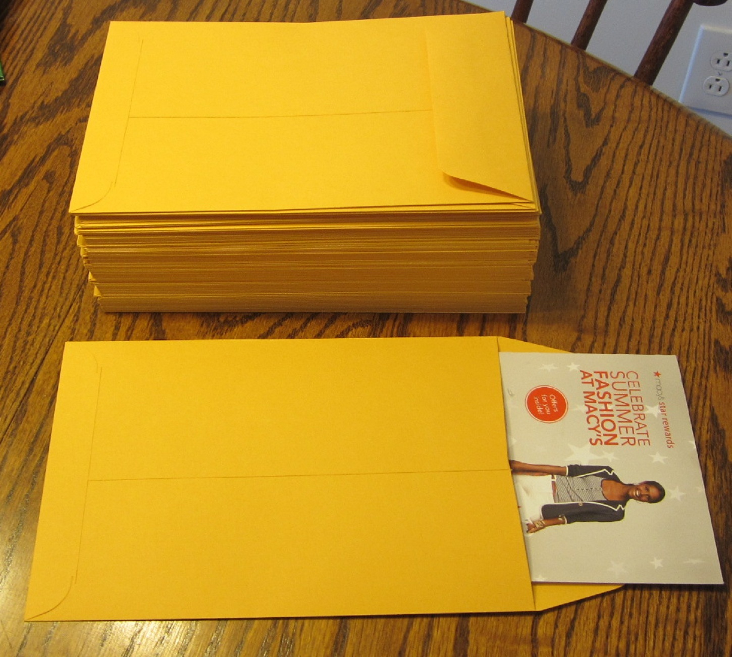 10 KRAFT CATALOG ENVELOPES 6 X 9 MAILERS WITH GUMMED FLAP 6" BY 9" SIDE SEAL