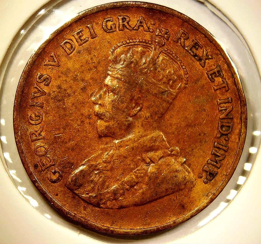 1933 Canada Small Cent King George V