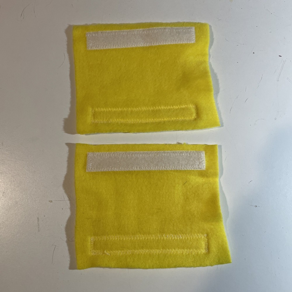 CPAP Comfort Strap Pads Prevents Irritation Marks Soft Secure yellow