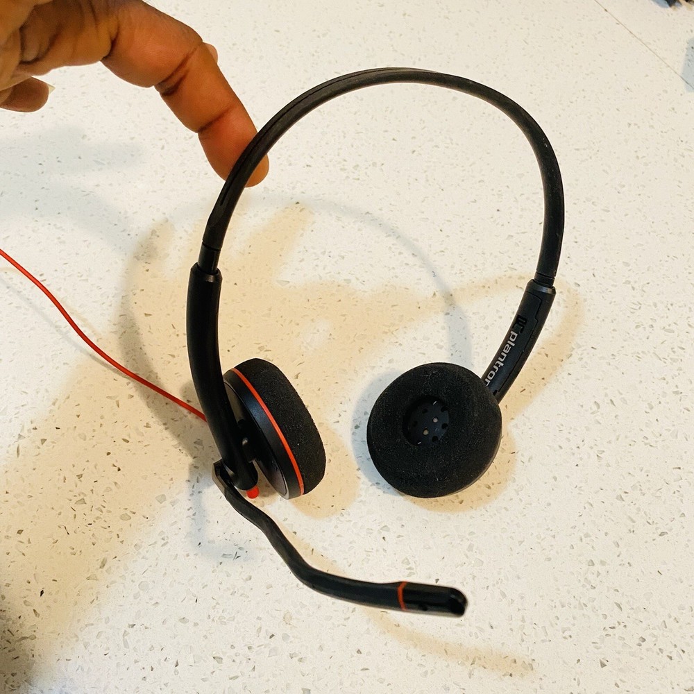 Plantronics Poly C3220 BlackWire USB Wired Headset PLT (H345) Tested