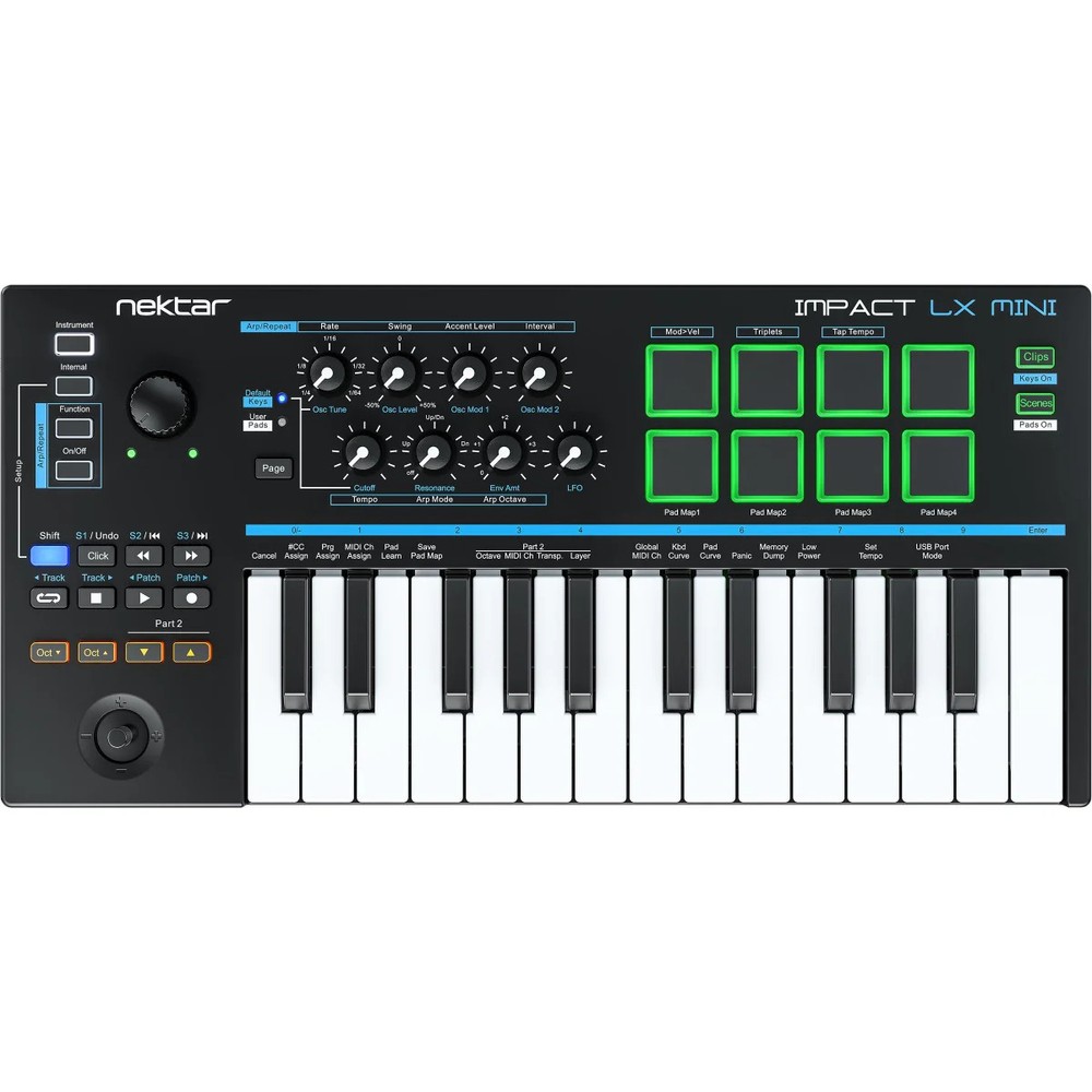 Nektar Impact LX Mini USB MIDI Keyboard Controller