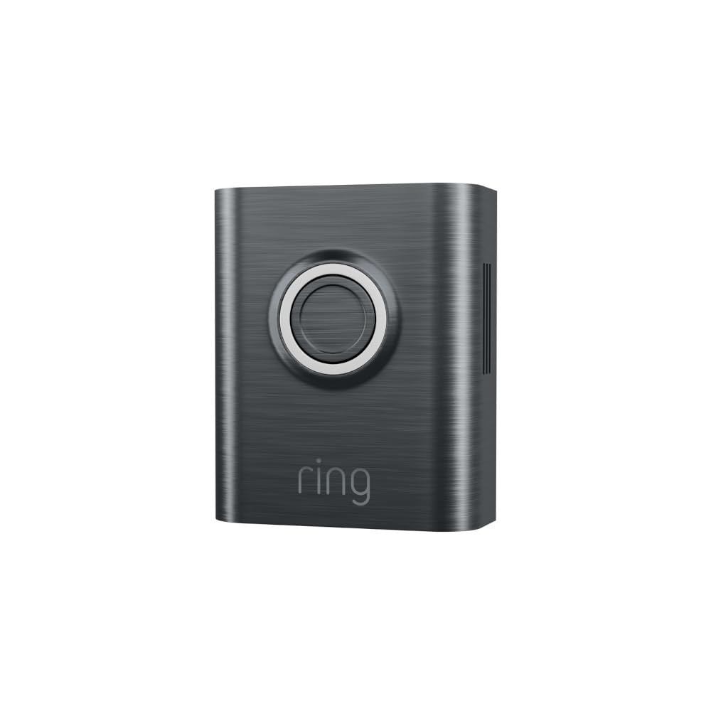 Ring Metallic Interchangeable Faceplate for Doorbells - Brushed Graphite