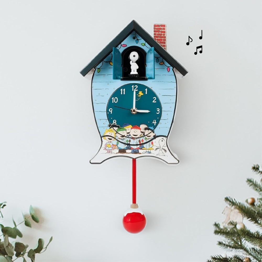 Mark Feldstein Snoopy Cuckoo Clock - Officially Licensed