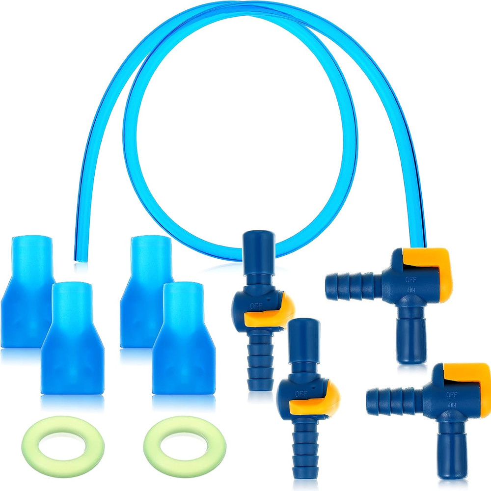 13-Piece Hydration Bladder Replacement Kit with Nozzles and Connectors