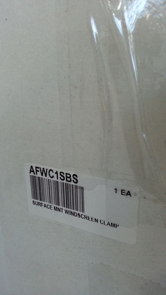 CRL Beveled Surface Mount Frameless Windscreen Clamp In Brushed Stainless