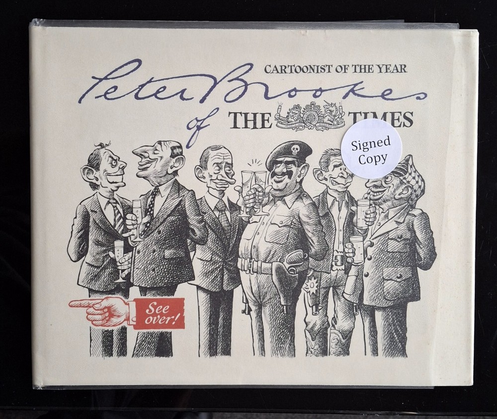 Peter Brookes flat signed hardback.