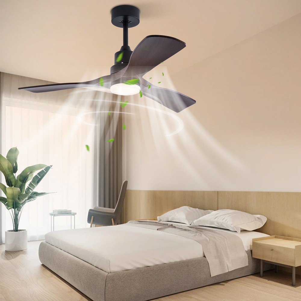 42'' Ceiling Fan Light W Remote Control&Timer Function3 Blade Fan Ceiling Mount