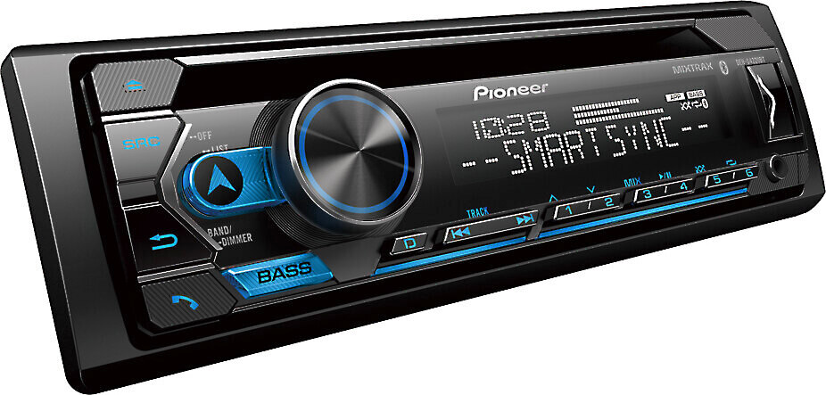 Pioneer DEH-S4220BT CD Receiver, Bluetooth, Voice Control, Apple Android Control