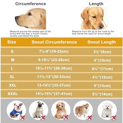 Soft Breathable Dog Muzzle, Adjustable Basket for Chewing & Biting Prevention, X
