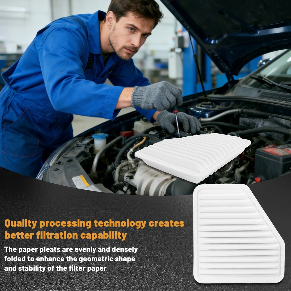 Engine & Carbon Cabin Air Filter Set Fits 2005-2018 Toyota Lexus Models
