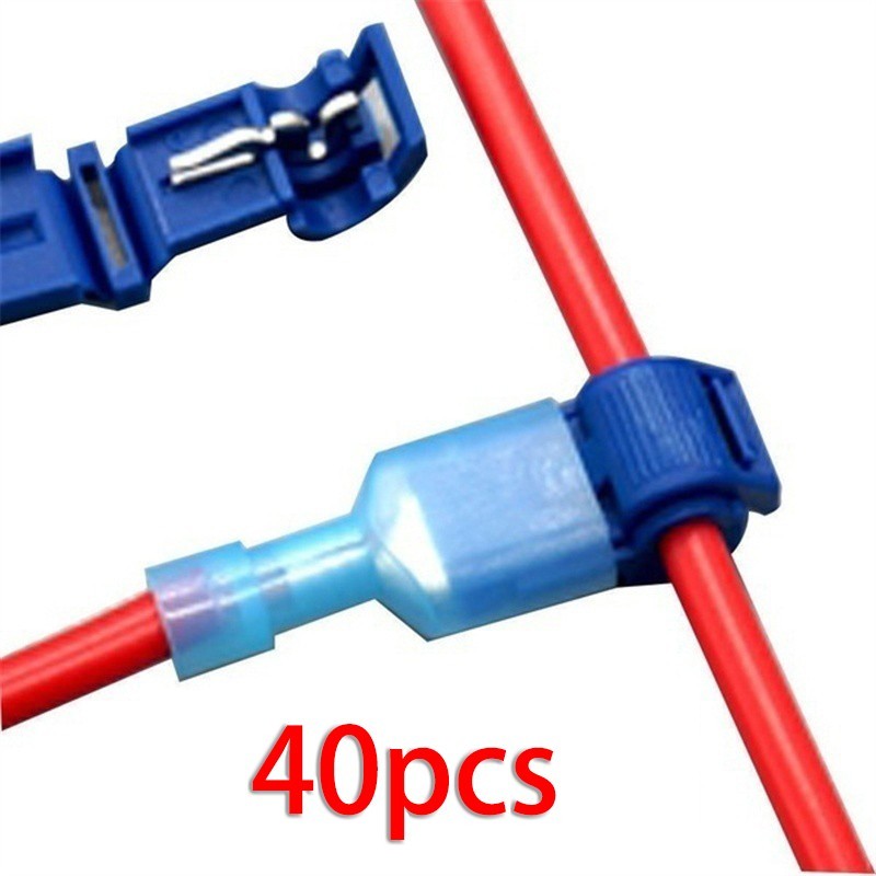 Connectors Clamp Clip Kit Electrical Cable Wire Quick Connect Terminals Crimp