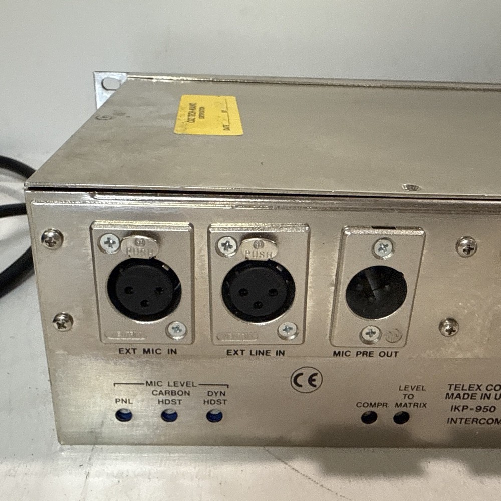 RTS Telex Matrix Intercom System IKP-950 Intercom Control Panel