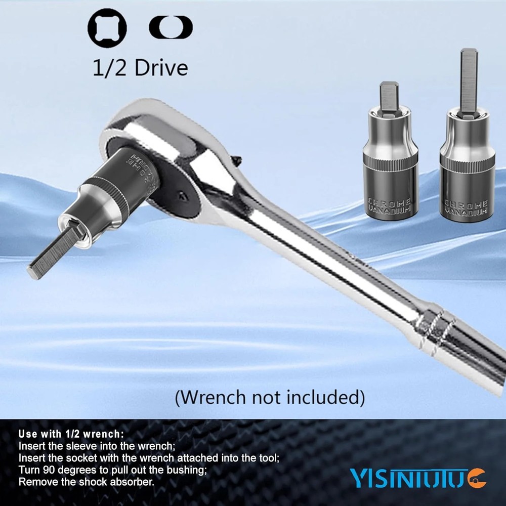 Strut Spreader Tool,2 Piece Suspension Strut Spreader Socket Compatible for with