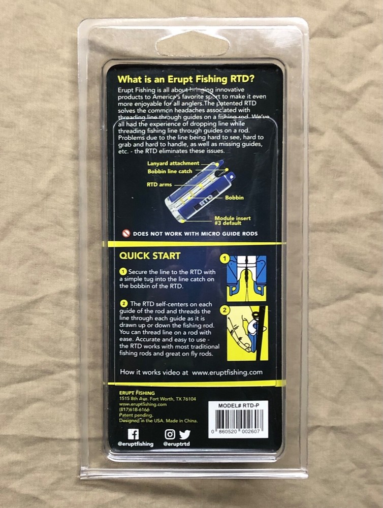 ERUPT Rod Threading Device Model RTD-P - SEALED