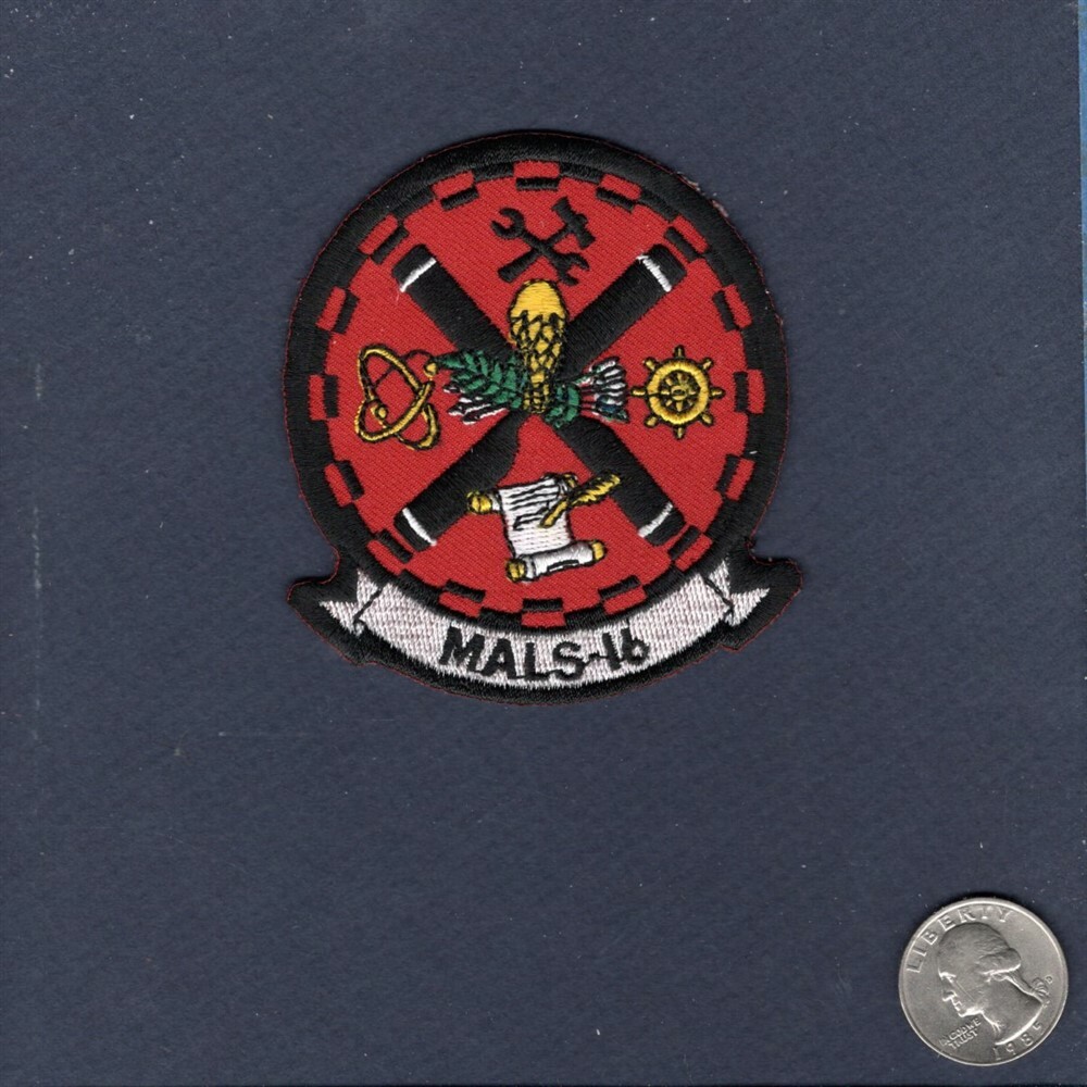 MALS-16 FORERUNNERS USMC Marine Logistics Logistic Squadron Patch