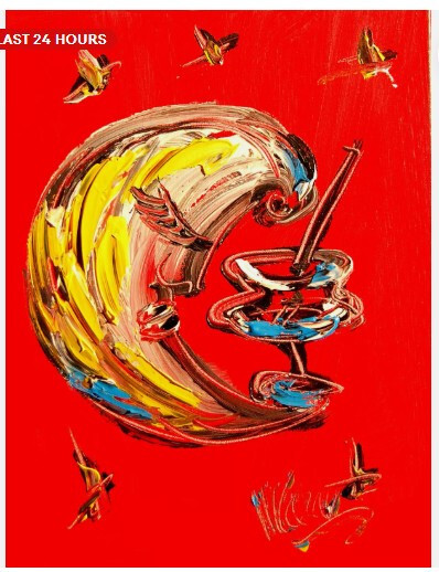 IMPRESSIONIST MODERN ART STRETCHED CANVAS  MUSIC COFFEE LANDSCAPE