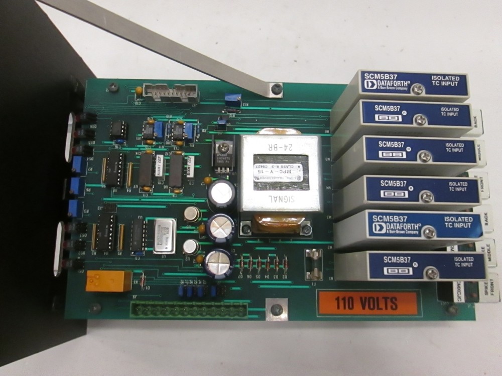 ICCI 8001415 Temperature Controller w/ Dataforth SCM5B37 Modules, Used