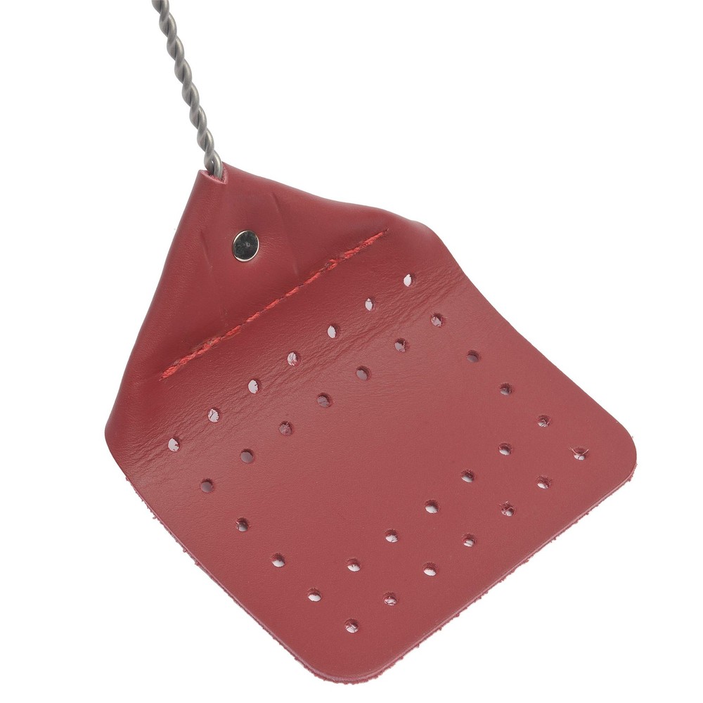 Leather Fly Swatter 17" Long Handle - Handcrafted Eco-Friendly Solution